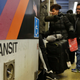 New Jersey Transit passengers board a train at Seacaucus Junction in Seacaucus, NJ. (AP Photo/Julie Jacobson)